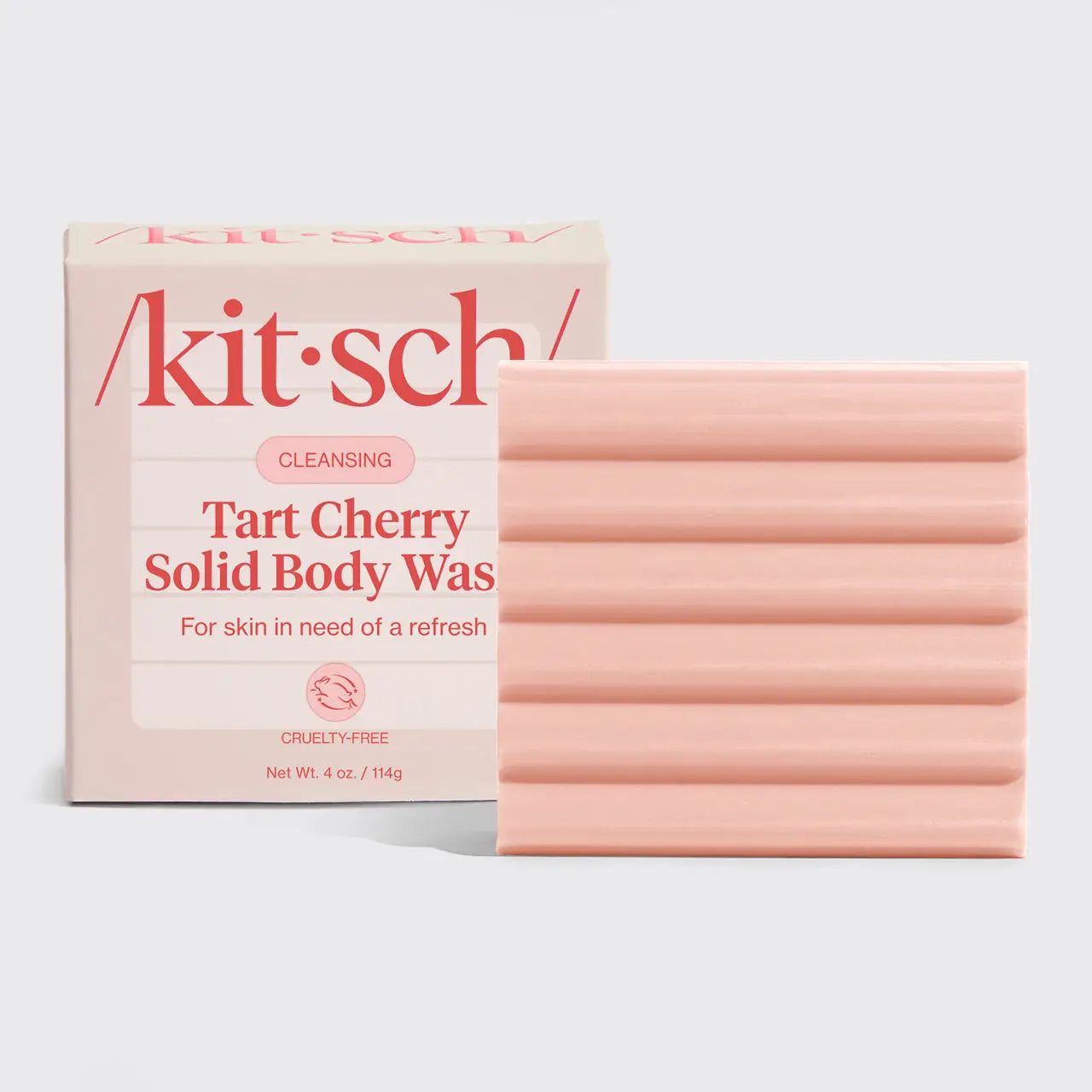 Kitsch Cleansing Tart CHerry Solid Butter Body Wash For Soft Refreshed Skin