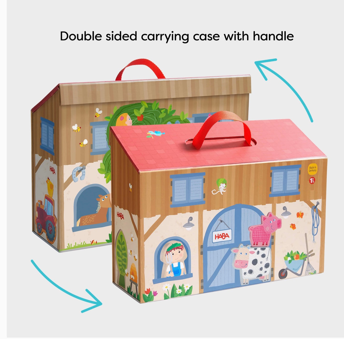 Haba Play World On The Farm - Farm-Themed Roleplay Set For Kids