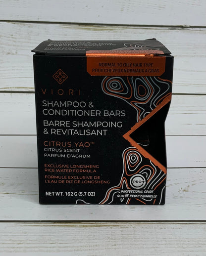 Viori Citrus Yao Shampoo & Conditioner Bar Set