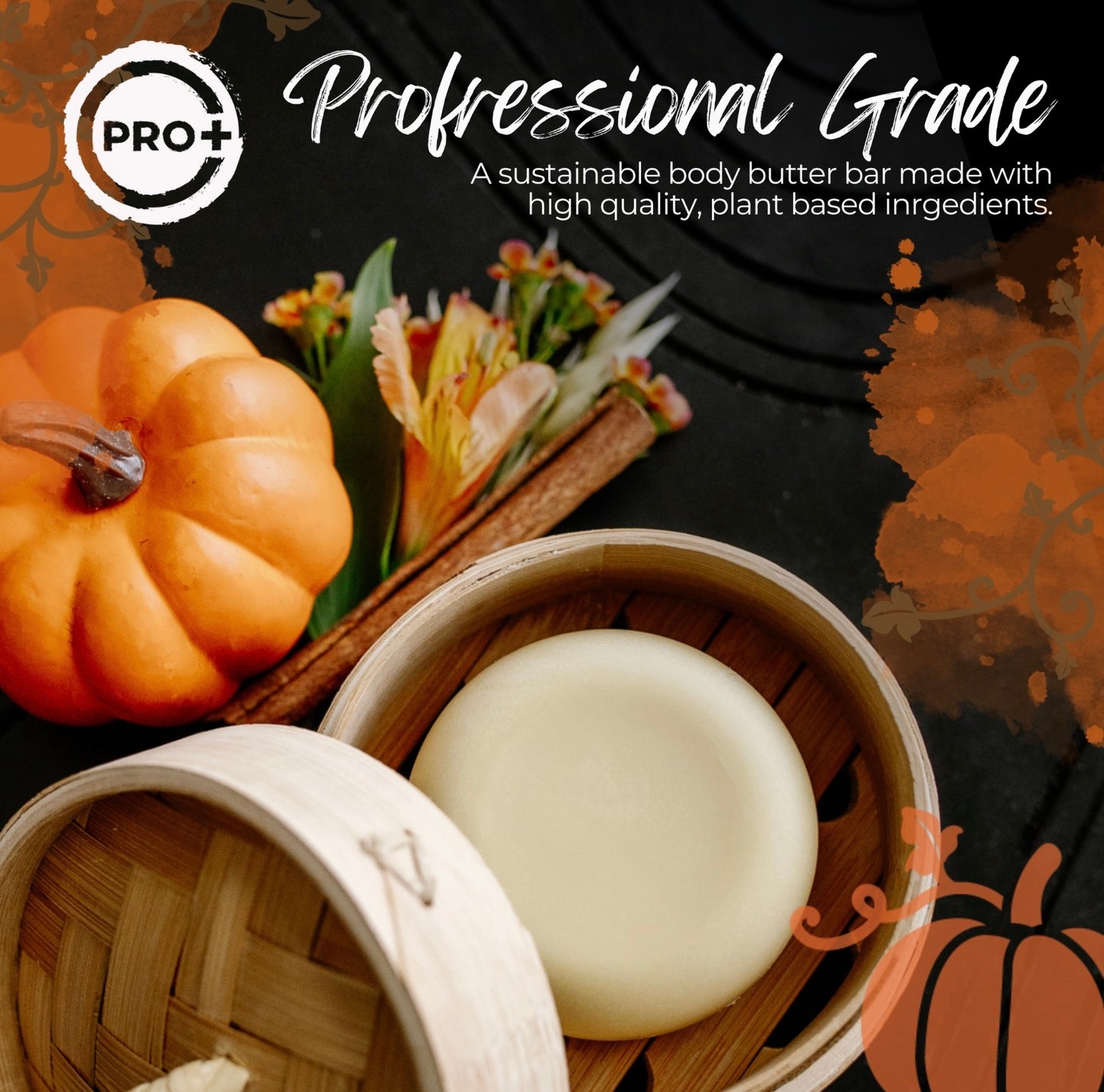 Viori Pumpkin Spice Body Butter Bar Limited Edition