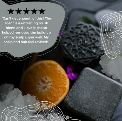 Viori Midnight Musk Clarifying Detox Solid Shampoo & Conditioner Bar Set limited edition