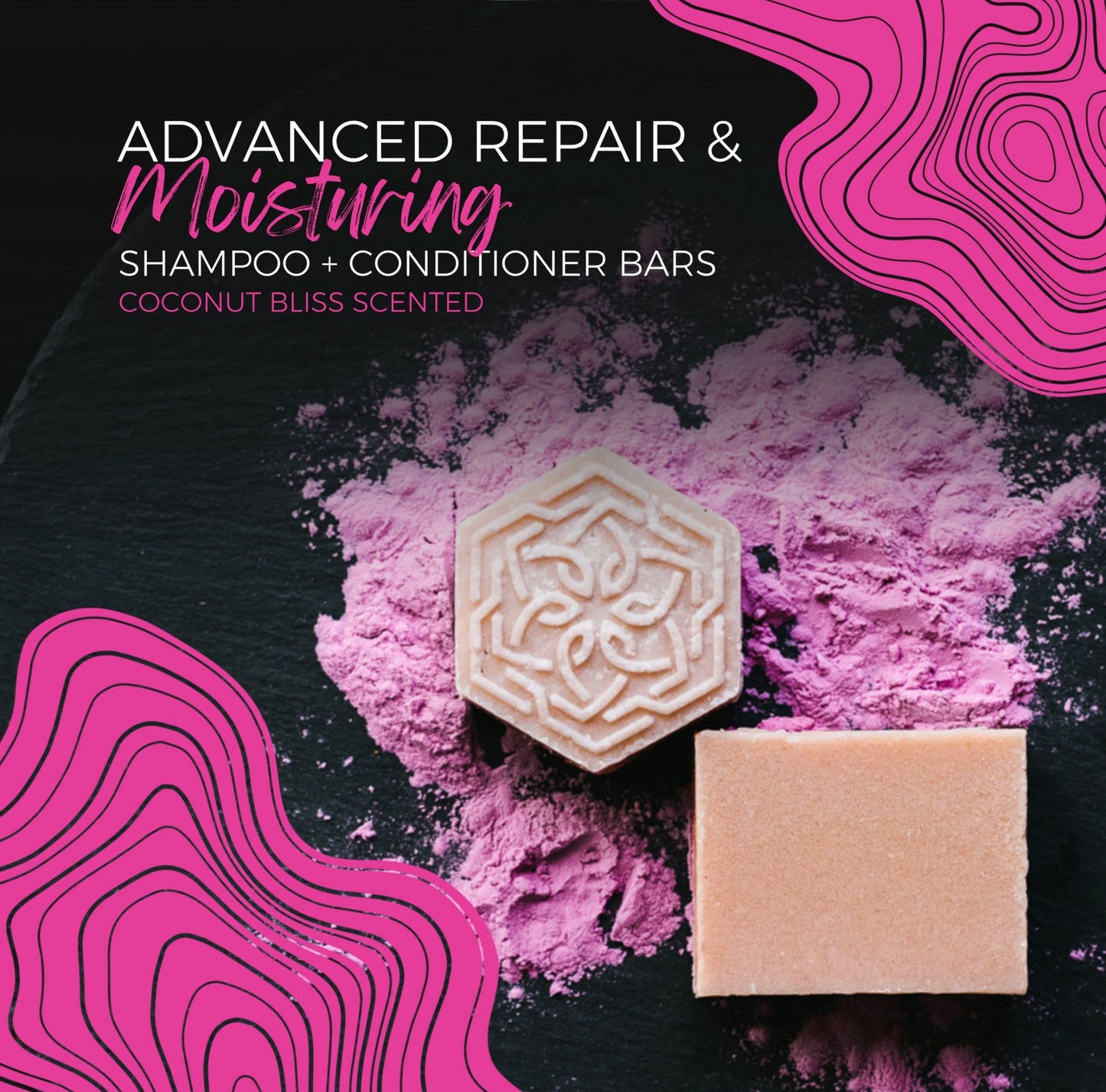 Viori Advanced Repair Shampoo & Conditioner Solid Bar Set