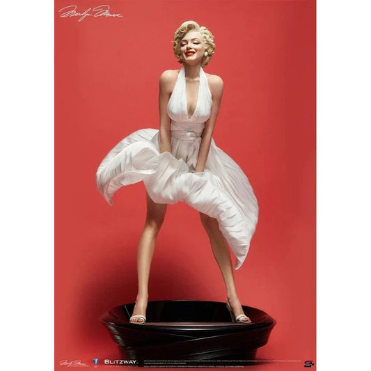 BLITZWAY Marilyn Monroe SEVEN YEAR ITCH figure statue 1:4 DISTRESSED BOX