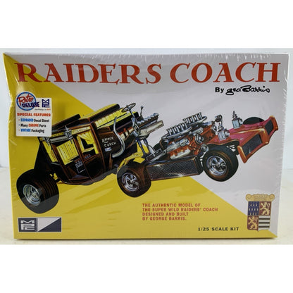 MPC Raiders Coach George Barris 1:25 model kit DISTRESSED BOX