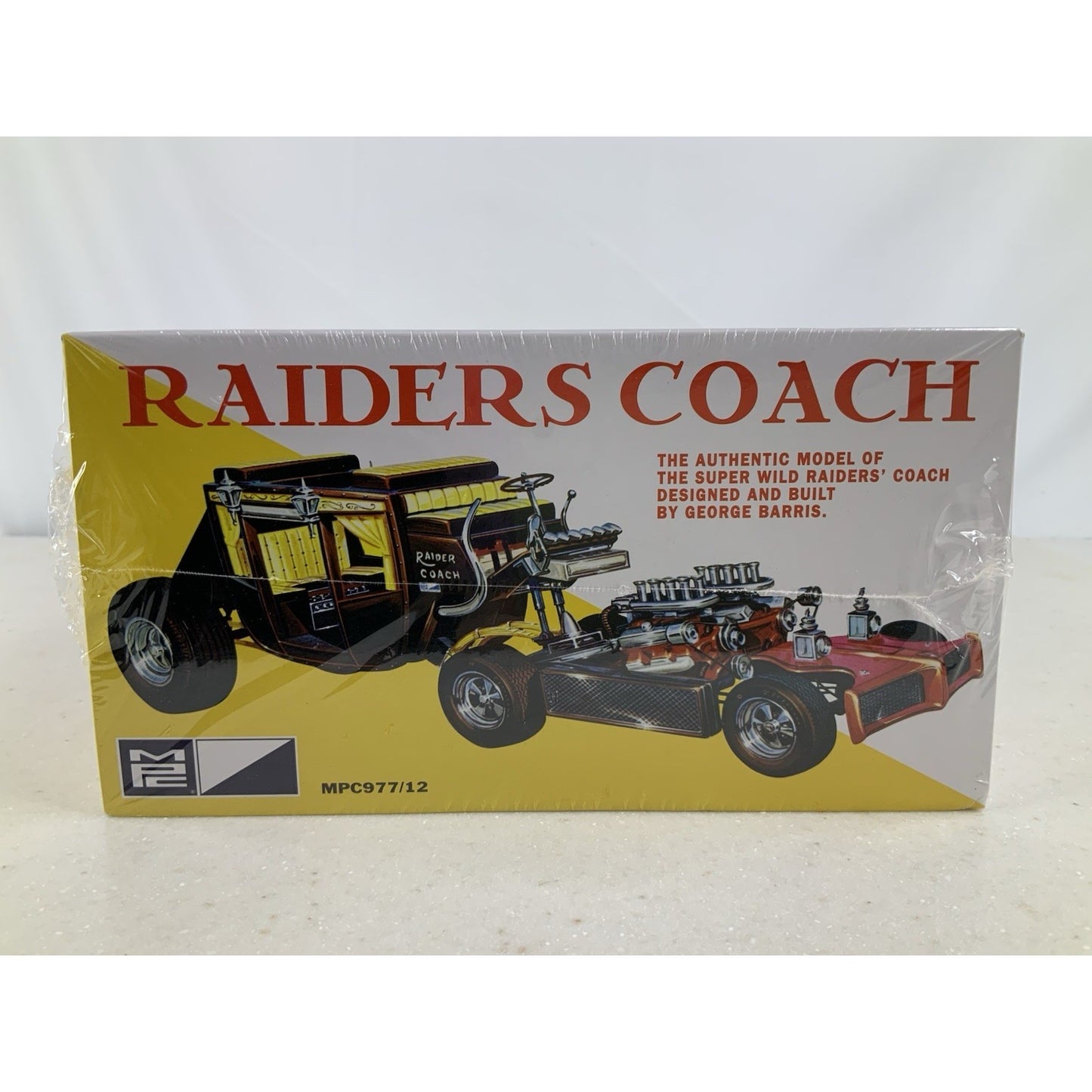 MPC Raiders Coach George Barris 1:25 model kit DISTRESSED BOX