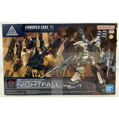BANDAI 30MM Armored Core VI Nightfall Raven RaD CC-2000 Orbiter model DISTRESSED