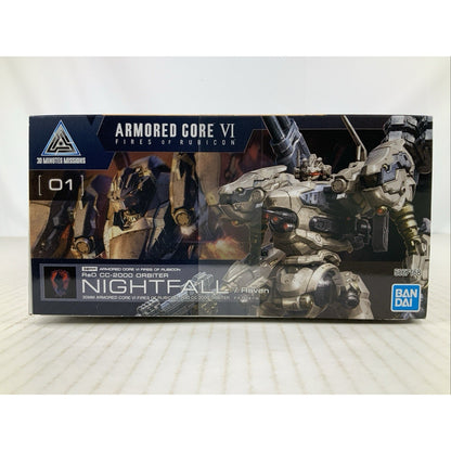 BANDAI 30MM Armored Core VI Nightfall Raven RaD CC-2000 Orbiter model DISTRESSED