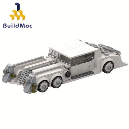 MOC League Of Extraordinary Gentleman Nemo Car Retro Building Block Set 465pcs