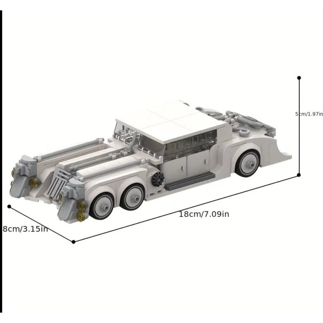 MOC League Of Extraordinary Gentleman Nemo Car Retro Building Block Set 465pcs