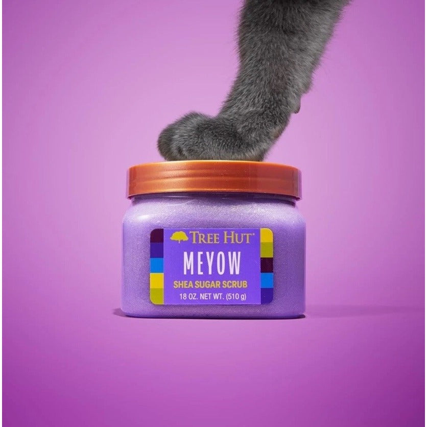 Tree Hut Shea Sugar Scrub Meyow Exfoliating Sugar Body Scrub 18oz.