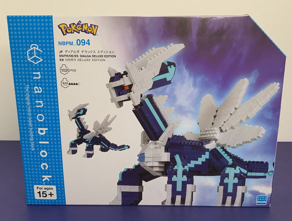 NANOBLOCK Pokemon Dialga DX deluxe edition 1020 pieces building blocks NBPM 094