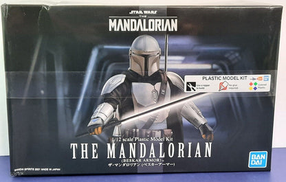 BANDAI Star Wars The Mandalorian Beskar Armor 1/12 Plastic Model Kit DISTRESSED BOX