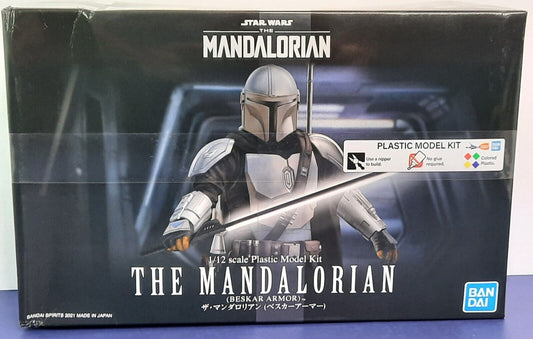 BANDAI Star Wars The Mandalorian Beskar Armor 1/12 Plastic Model Kit DISTRESSED BOX