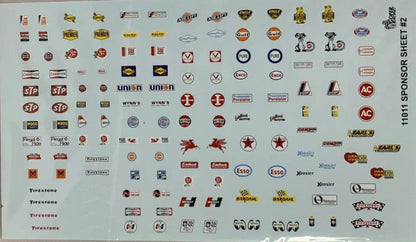 GOFER Sponsor Sheet #2 decal sheet 11011