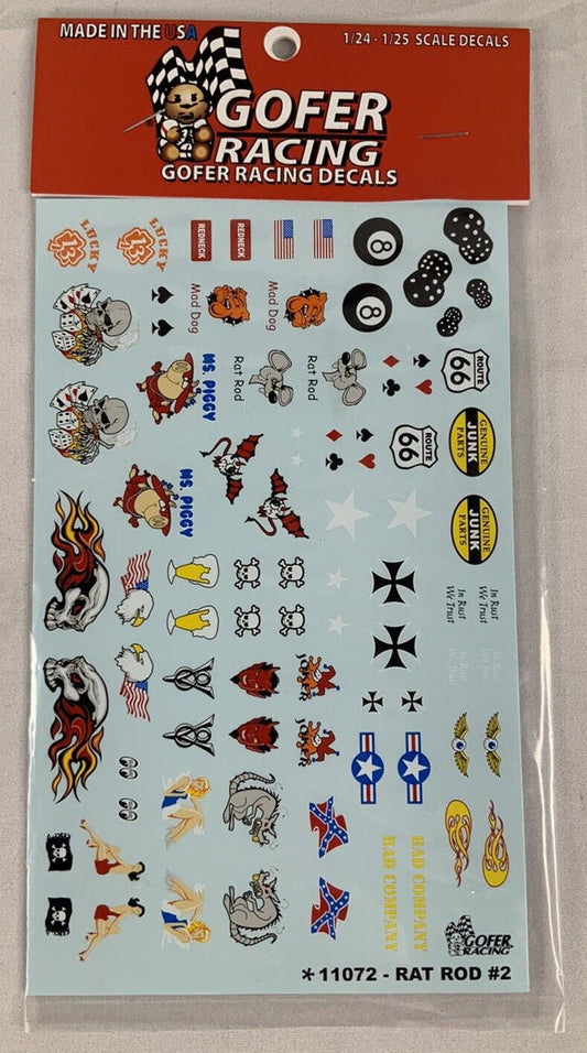 GOFER Rat Rod 2 Decal sheet 1:24 11072