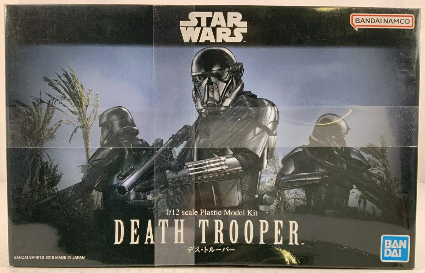 BANDAI Star Wars Death Trooper 1:12 model kit DISTRESSED BOX