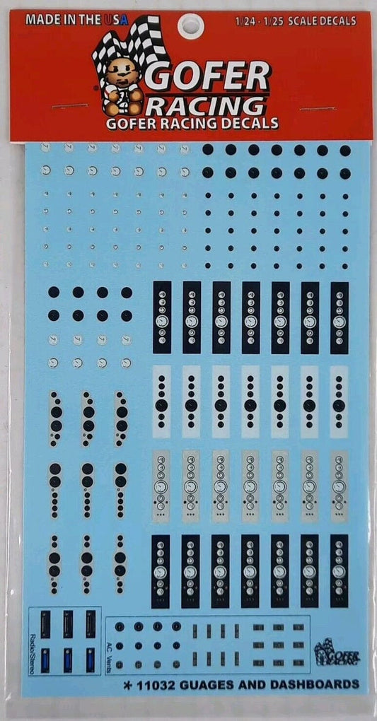 GOFER Gages & Dashboard decal sheet 11032