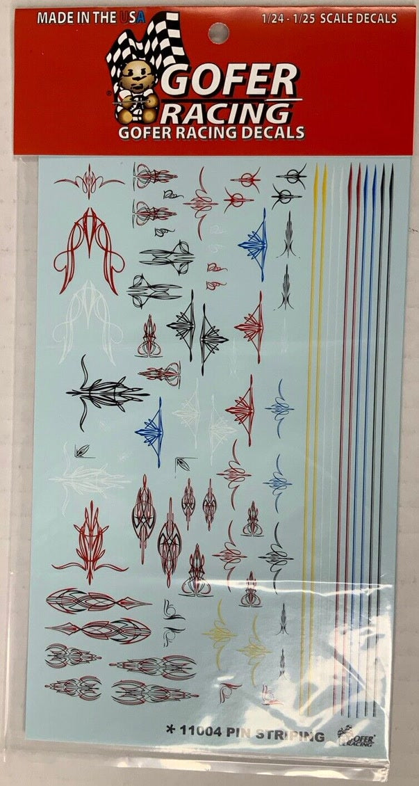 GOFER Pinstriping Decal 1:24 decal sheet 11004