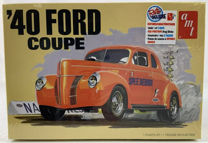 AMT 1940 Ford Coupe 2T 1:25 model kit DISTRESSED BOX