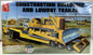 AMT Lowboy Trailer & Bulldozer model kit DISTRESSED BOX