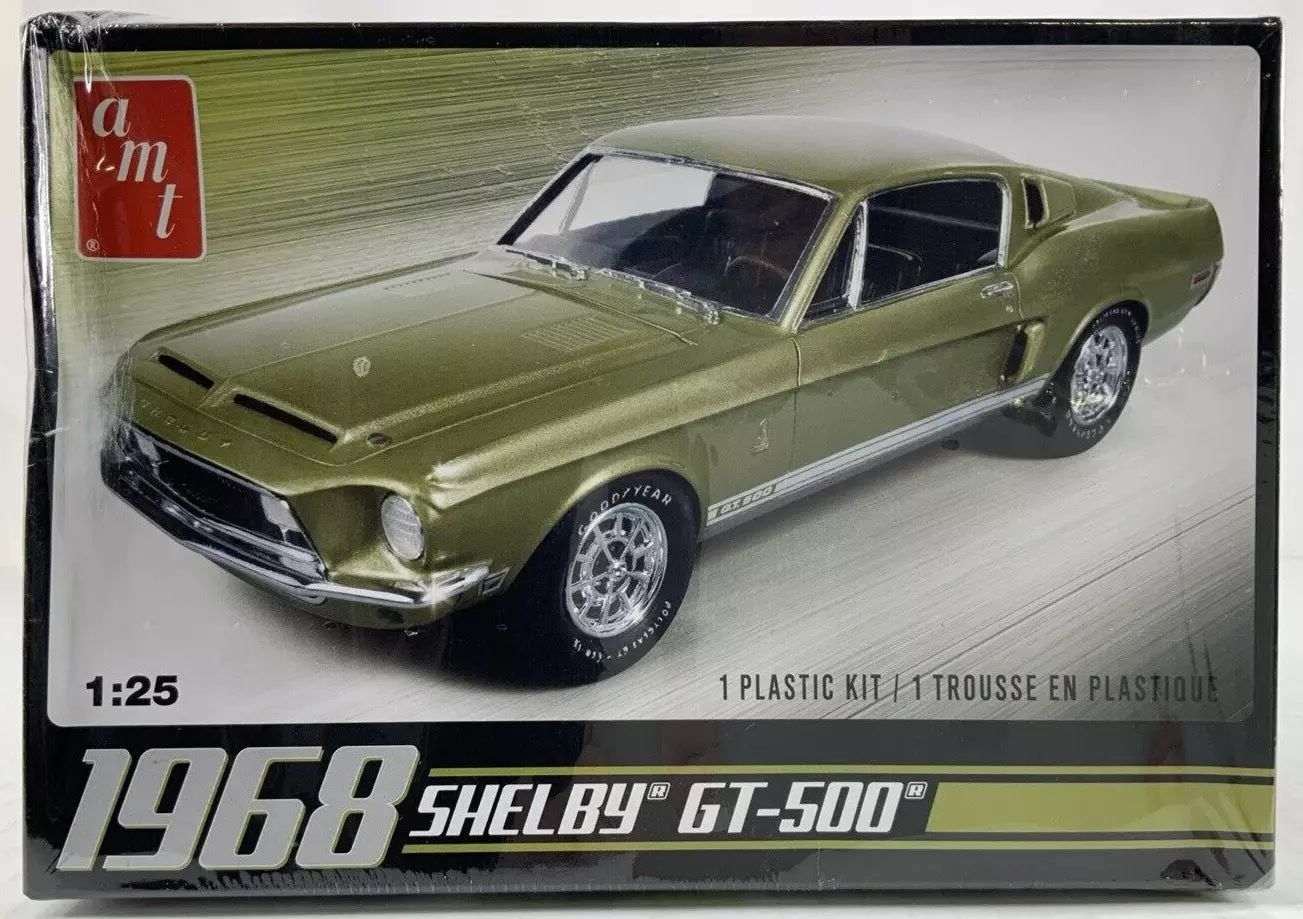 AMT '68 Shelby Gt500 1:25 model kit DISTRESSED BOX