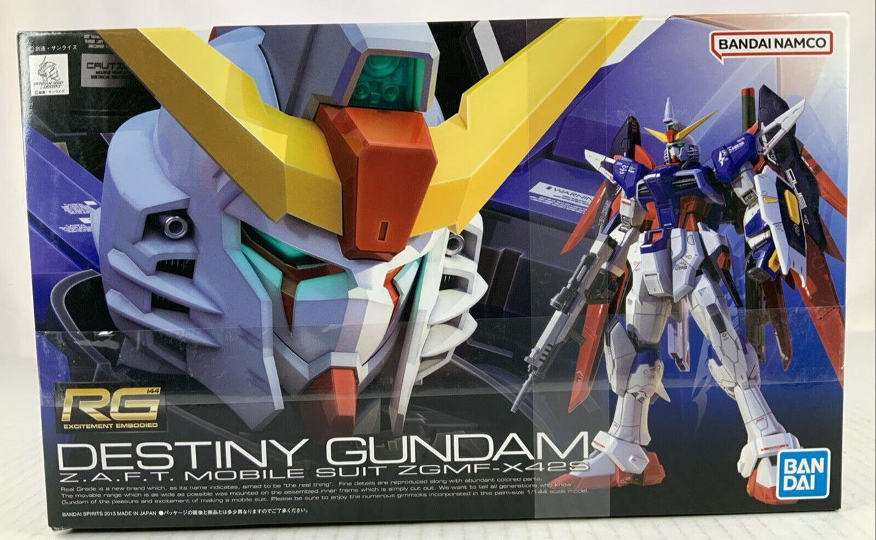 BANDAI RG Destiny Gundam Seed ZGMF-X42S 11 1:144 model kit DISTRESSED BOX