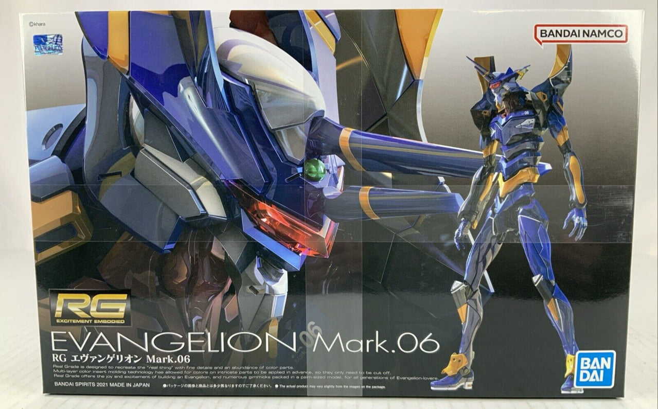 BANDAI RG Evangelion Mark.06 Neon Genesis EVA-06 model kit DISTRESSED BOX