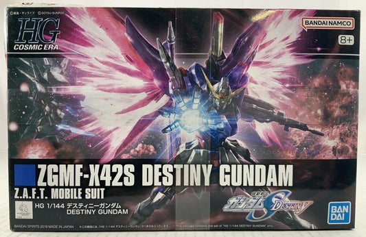 BANDAI HG Destiny Gundam Gundam Seed HGUC 1:144 model kit DISTRESSED BOX