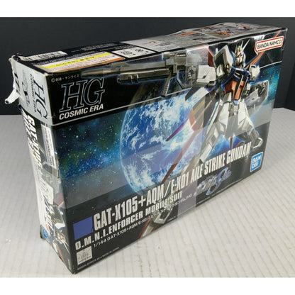 BANDAI HG Aile Strike Gundam GAT-X105+AQM/E-X01 1:144 model kit DISTRESSED BOX
