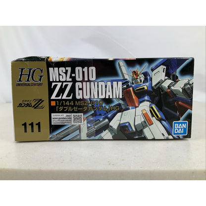 BANDAI HG ZZ GUNDAM MSZ-010 HGUC 1:144 model kit DISTRESSED BOX