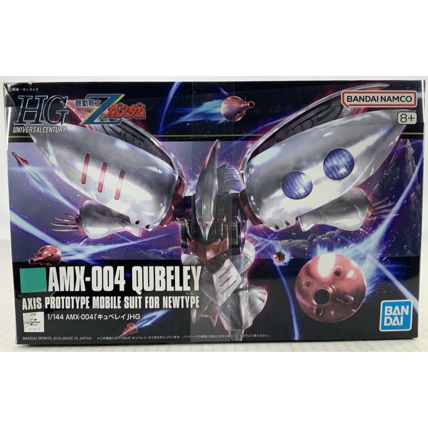 BANDAI HG AMX-004 Qubeley Z Gundam 195 HGUC 1:144 model kit DISTRESSED BOX