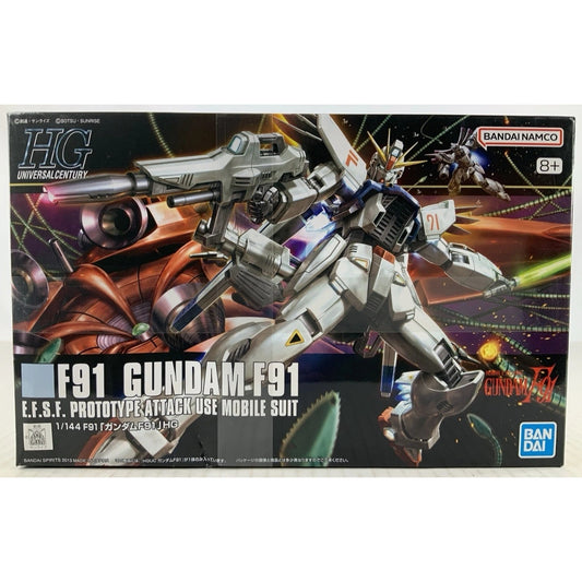 BANDAI HG F91 Gundam F91 HGUC 167 5057955 1:144 model kit DISTRESSED BOX