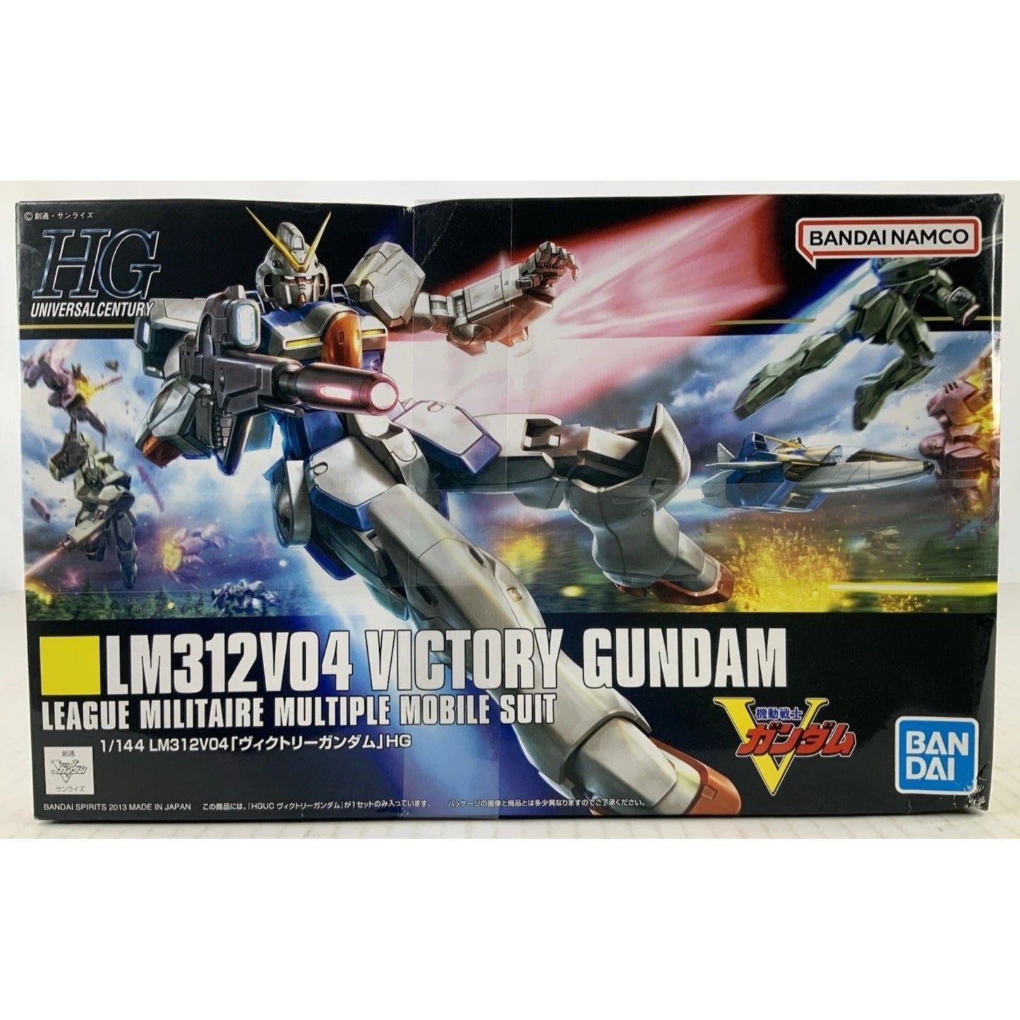 BANDAI HG Victory Gundam LM312V04 HGUC 165 1:144 model kit DISTRESSED BOX