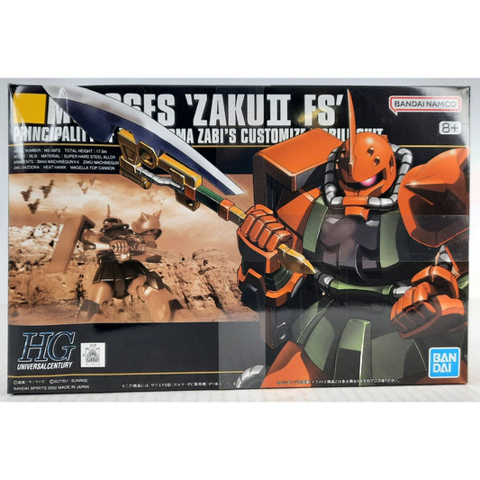 BANDAI HG Zaku II FS MS-06Fs HGUC 034 1:144 model kit DISTRESSED BOX