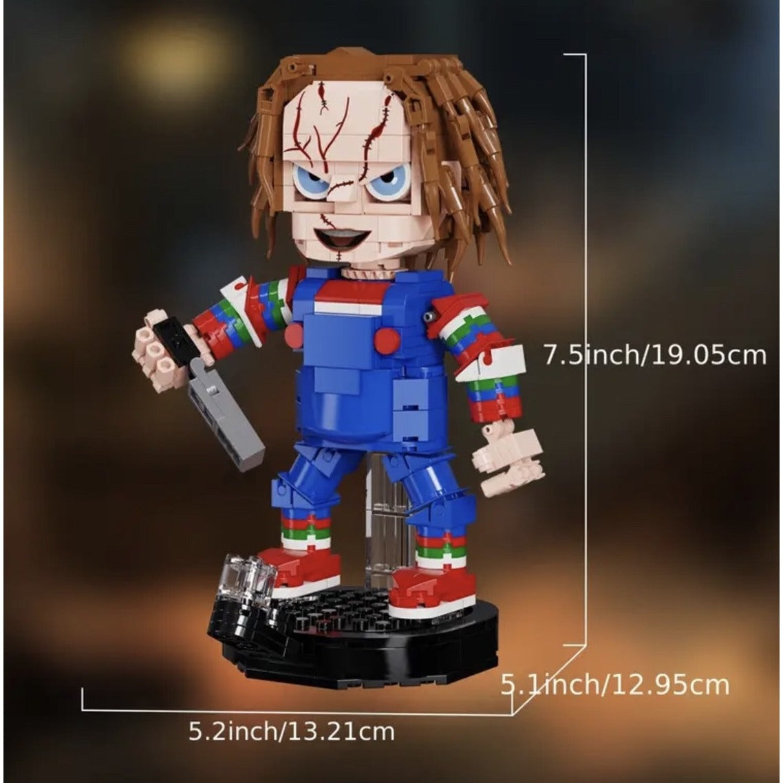Murderer Doll Building Block Compatible Set Halloween Movie Childs Play Chucky