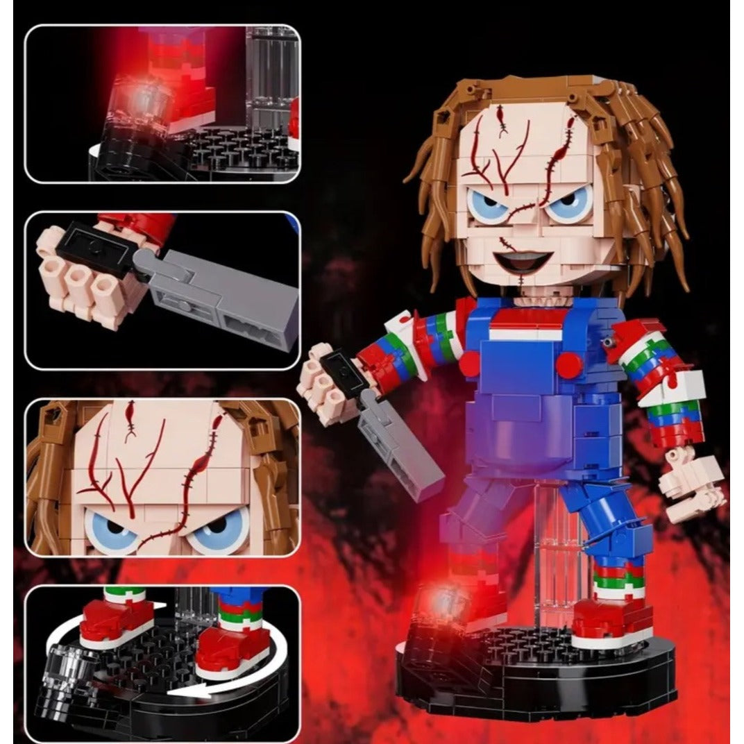 Murderer Doll Building Block Compatible Set Halloween Movie Childs Play Chucky