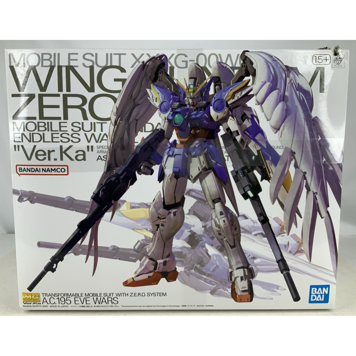 BANDAI MG Wing Gundam Zero EW Ver.Ka 1:100 model kit DISTRESSED BOX