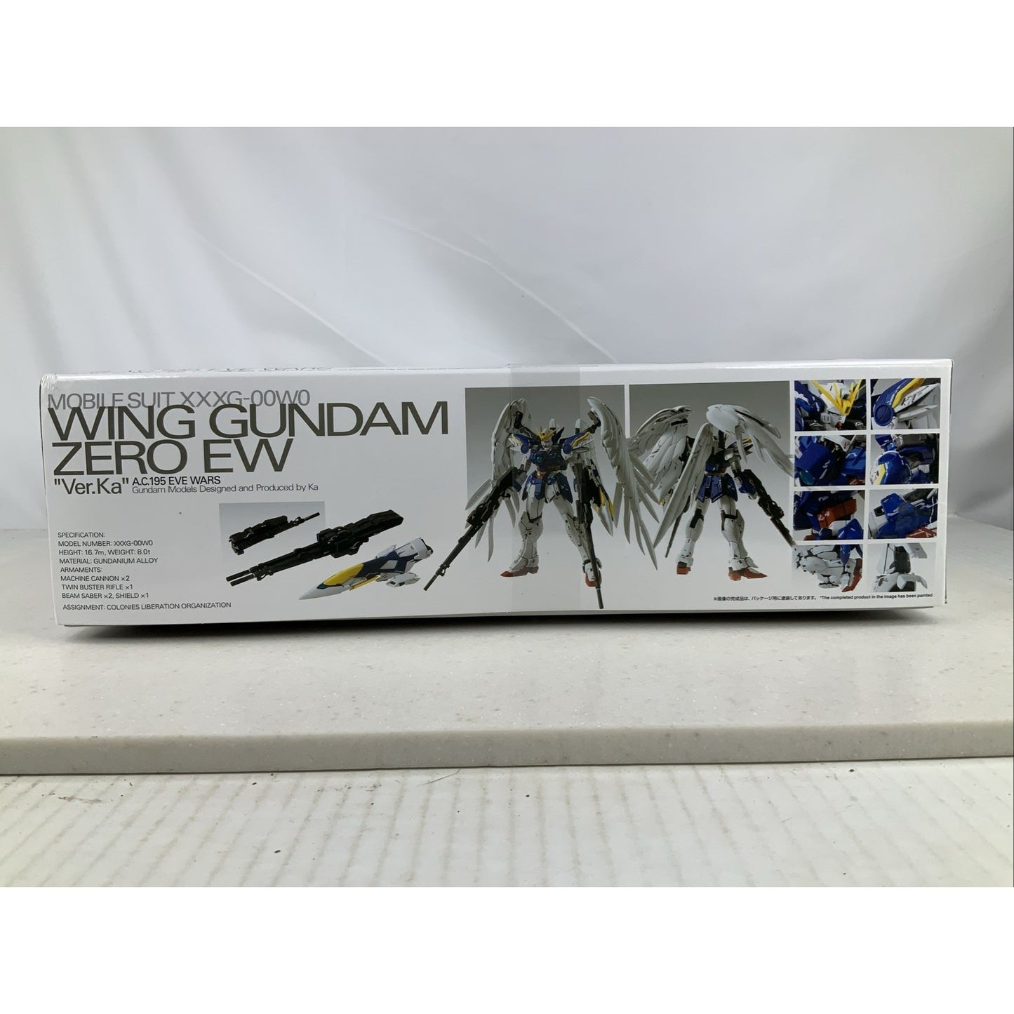BANDAI MG Wing Gundam Zero EW Ver.Ka 1:100 model kit DISTRESSED BOX