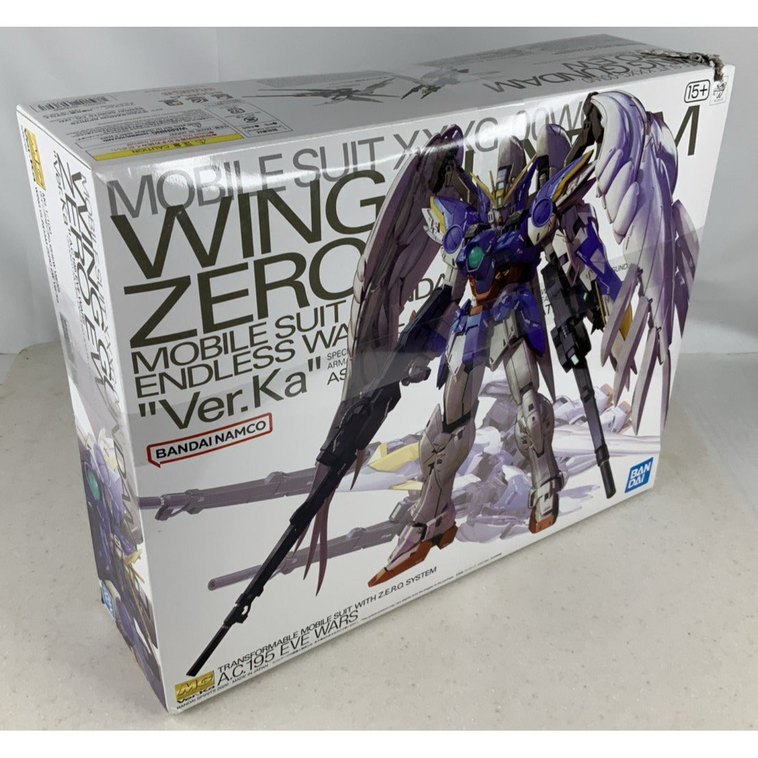 BANDAI MG Wing Gundam Zero EW Ver.Ka 1:100 model kit DISTRESSED BOX