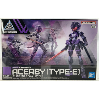 BANDAI 30MM EXM-H15E Acerby Type-E 66 1:144 model kit DISTRESSED BOX