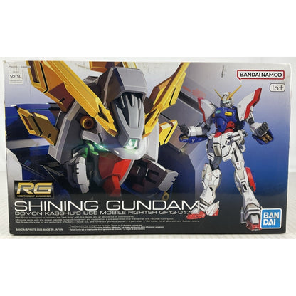 BANDAI RG Shining Gundam Domon Kasshu GF13-017NJ 1:144 model kit DISTRESSED BOX