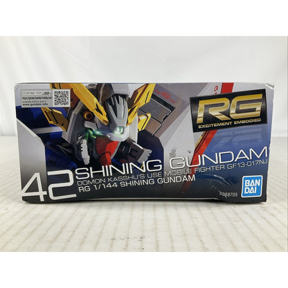 BANDAI RG Shining Gundam Domon Kasshu GF13-017NJ 1:144 model kit DISTRESSED BOX