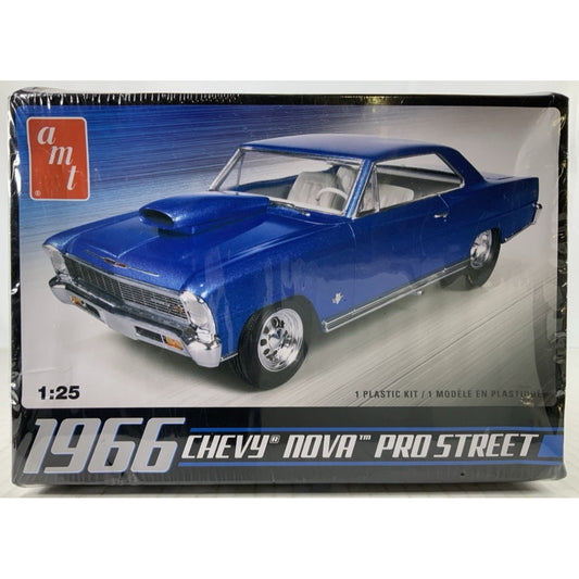 AMT 1966 Chevy Nova Pro Street rod 66 1:25 model kit DISTRESSED BOX
