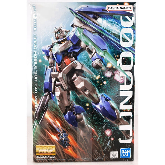 BANDAI MG 00 Qan[T] Gundam GNT-0000 celestial 1:100 model kit DISTRESSED BOX