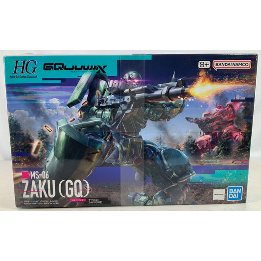 BANDAI GQ Zaku Gundam GQuuuuuuX HG MS-06 1:144 model kit DISTRESSED BOX