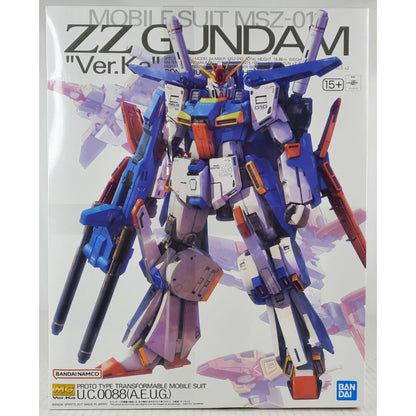 BANDAI MG ZZ Gundam Ver.Ka MSZ-010 1:100 model kit DISTRESSED BOX