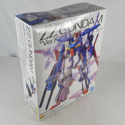 BANDAI MG ZZ Gundam Ver.Ka MSZ-010 1:100 model kit DISTRESSED BOX