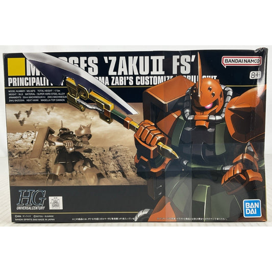 BANDAI HG Zaku II FS MS-06Fs HGUC 034 1:144 model kit DISTRESSED BOX