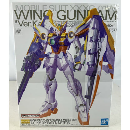 BANDAI MG Wing Gundam Ver.Ka Gundam Wing XXXG-01W 1/100 model kit DISTRESSED BOX