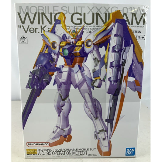 BANDAI MG Wing Gundam Ver.Ka Gundam Wing XXXG-01W 1/100 model kit DISTRESSED BOX